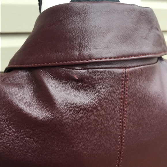 New Neiman Marcus Exclusive Fitted Leather Blazer - Picture 8 of 11